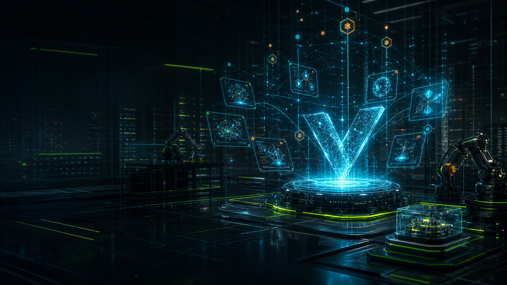 Голографическая платформа инкубатора V-STAR